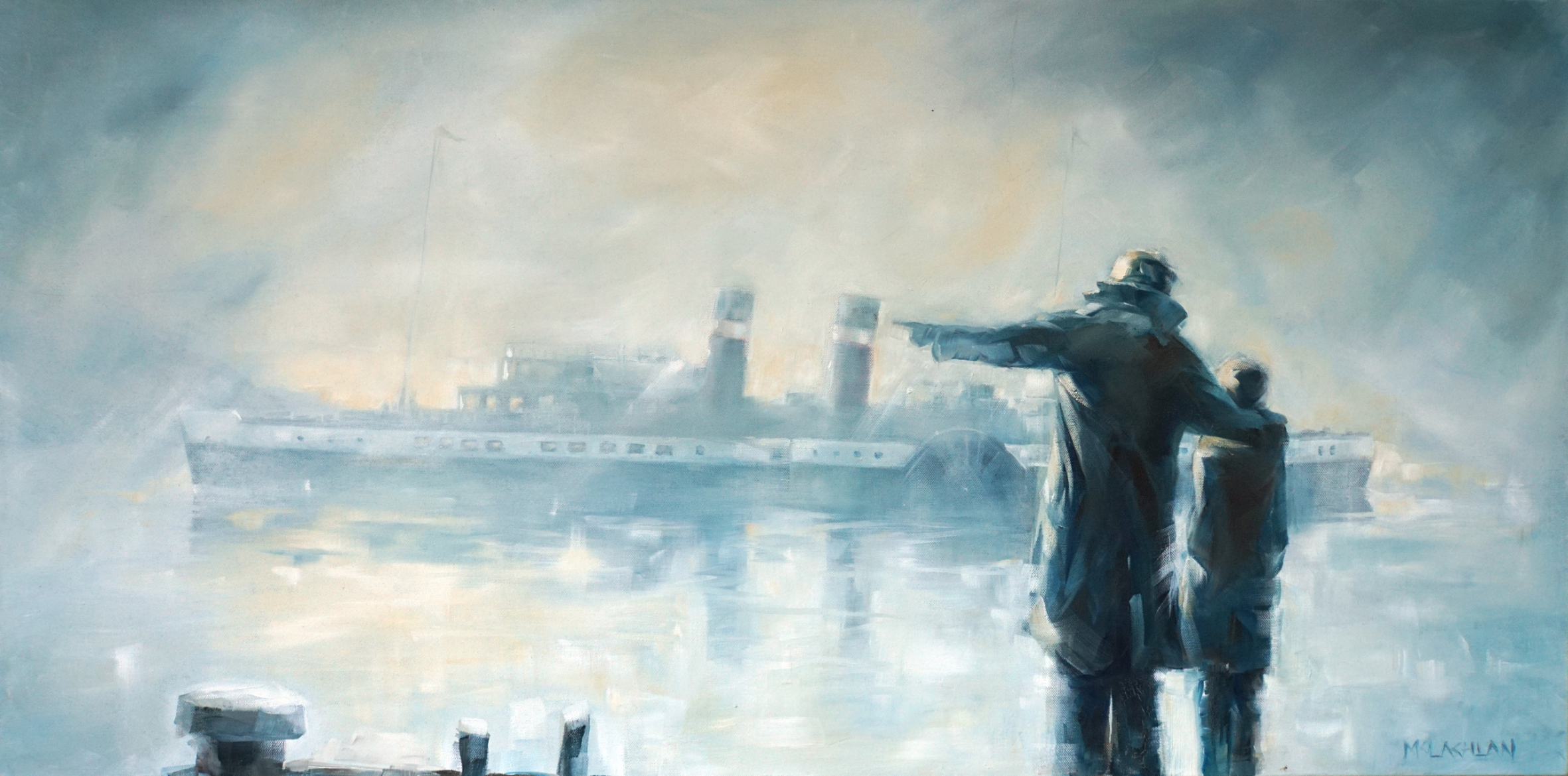 The Waverley - oil on canvas 120cm x 60m