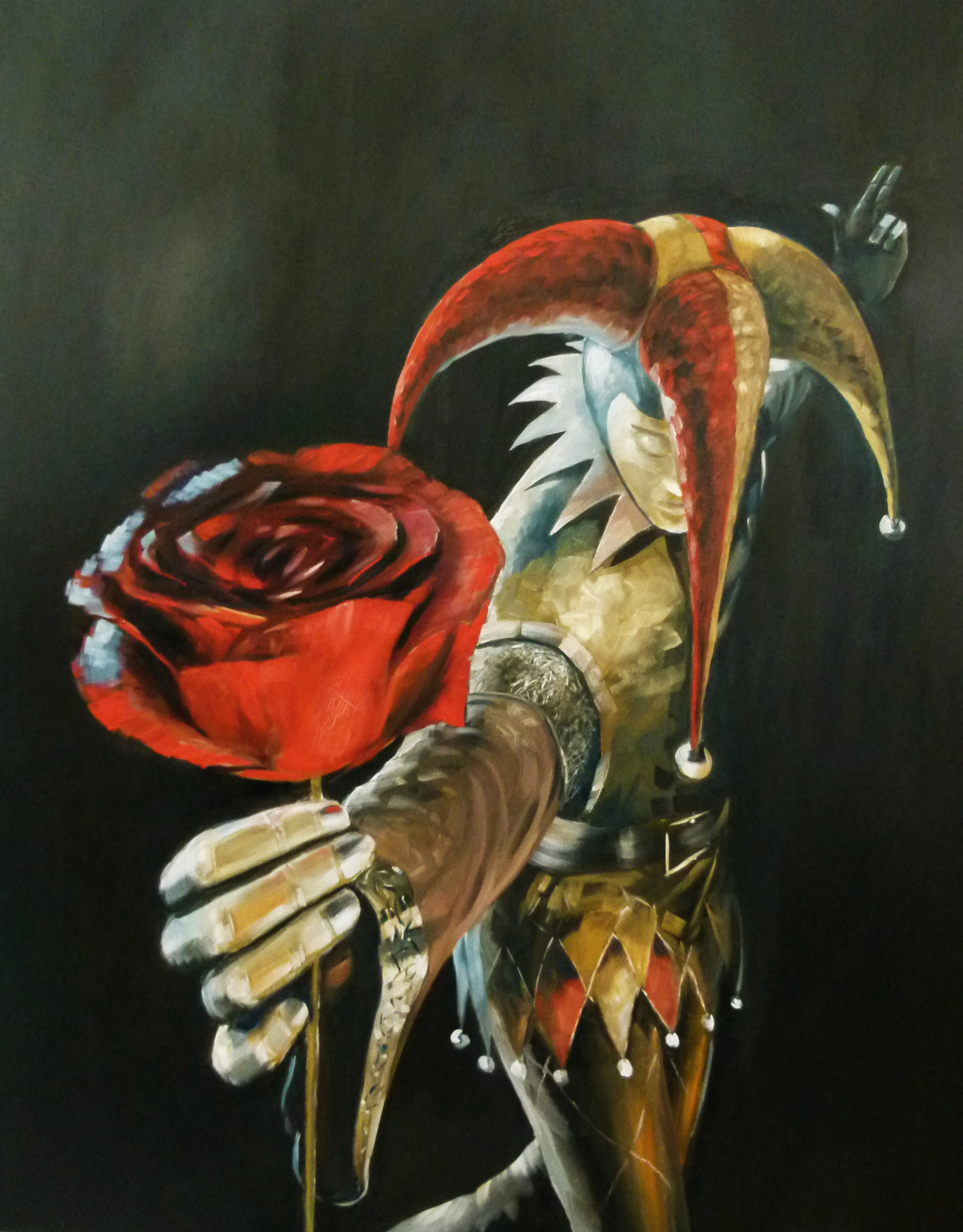 The Gift - acrylic on canvas 100cm x 120cm-SOLD
