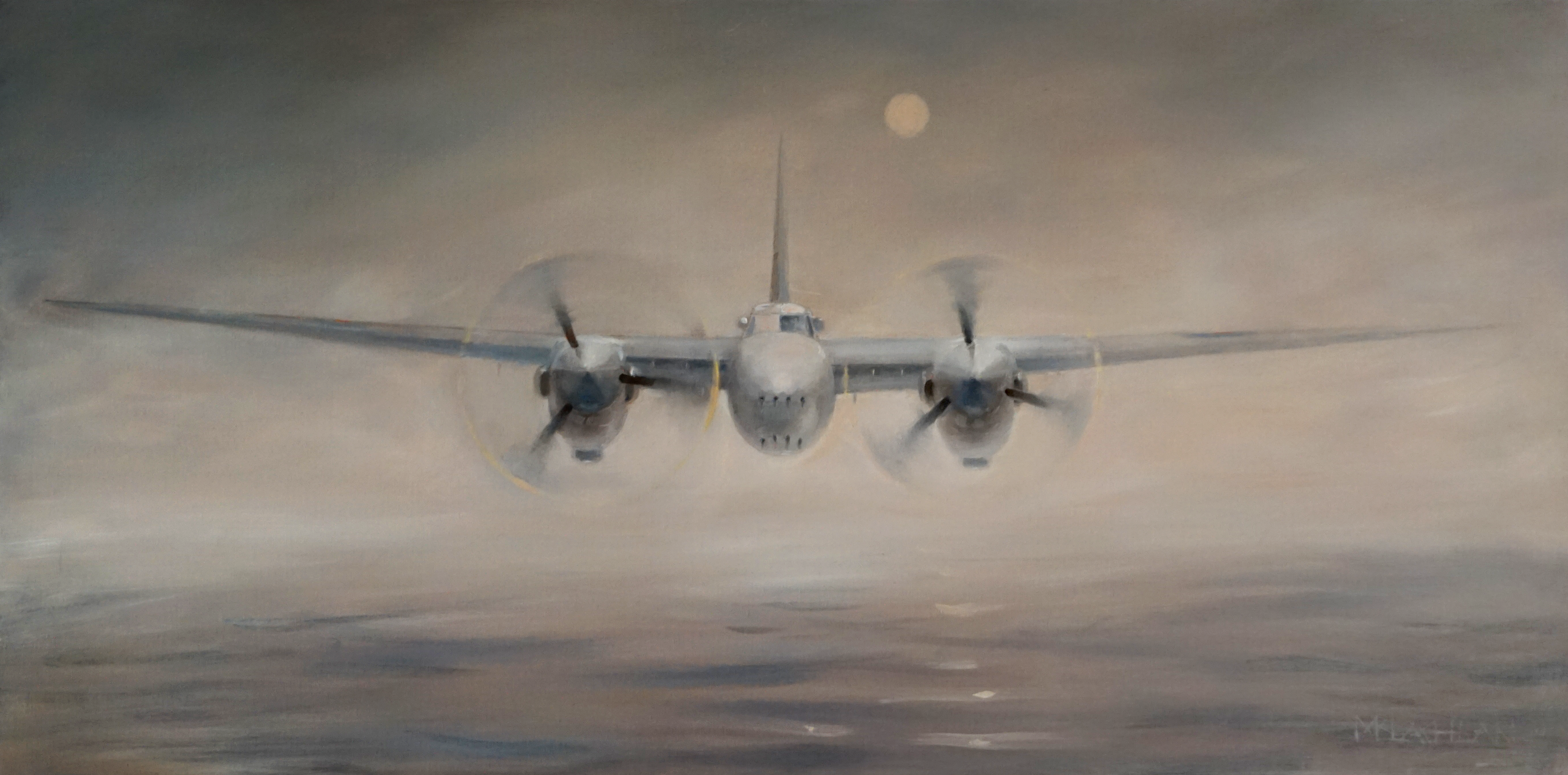 Mossie_oil on canvas 120cm x 60cm
