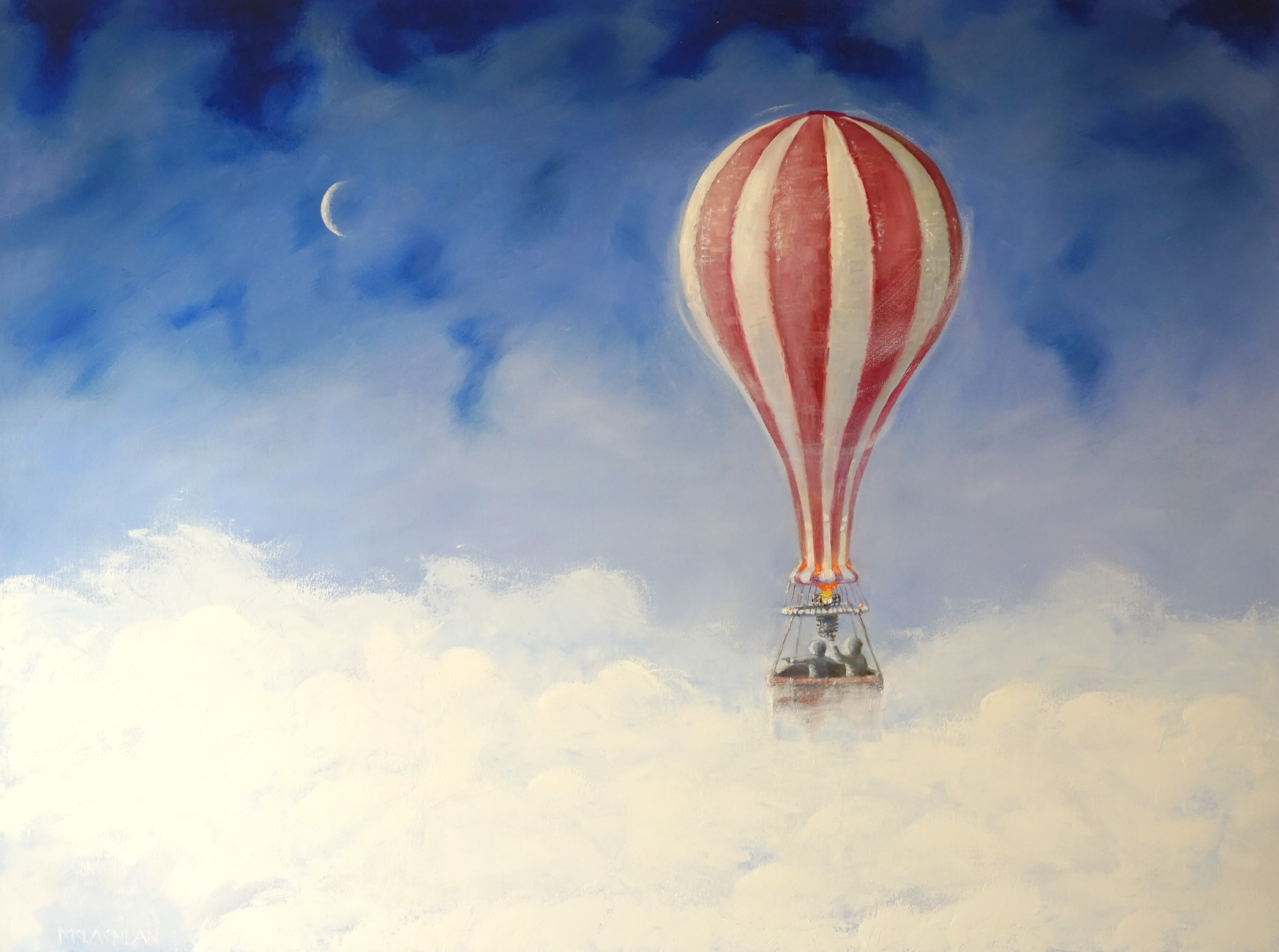 Up and Away - oil on canvas 120x90cm SOLD