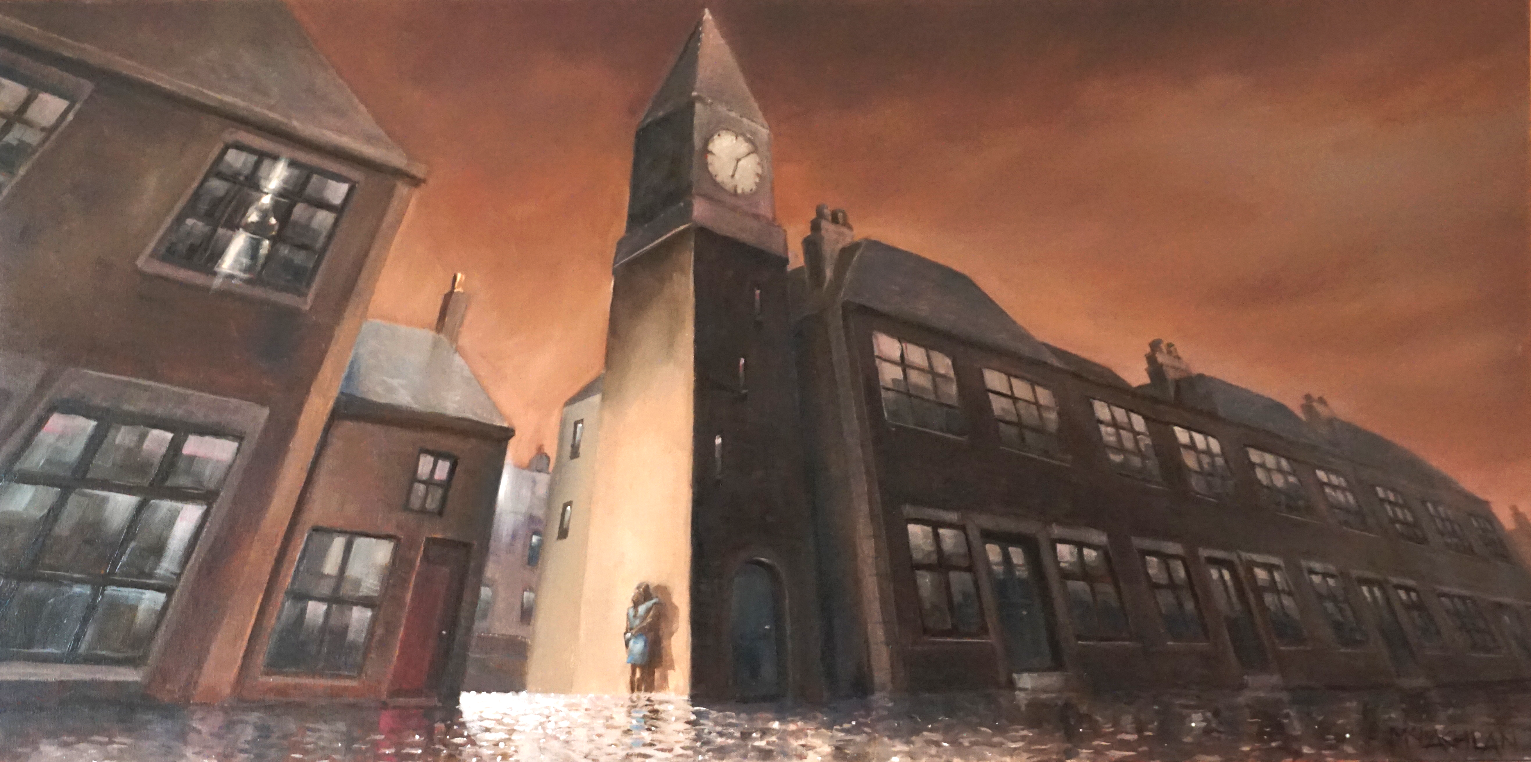 Rendevous - oil on canvas 120x60cm