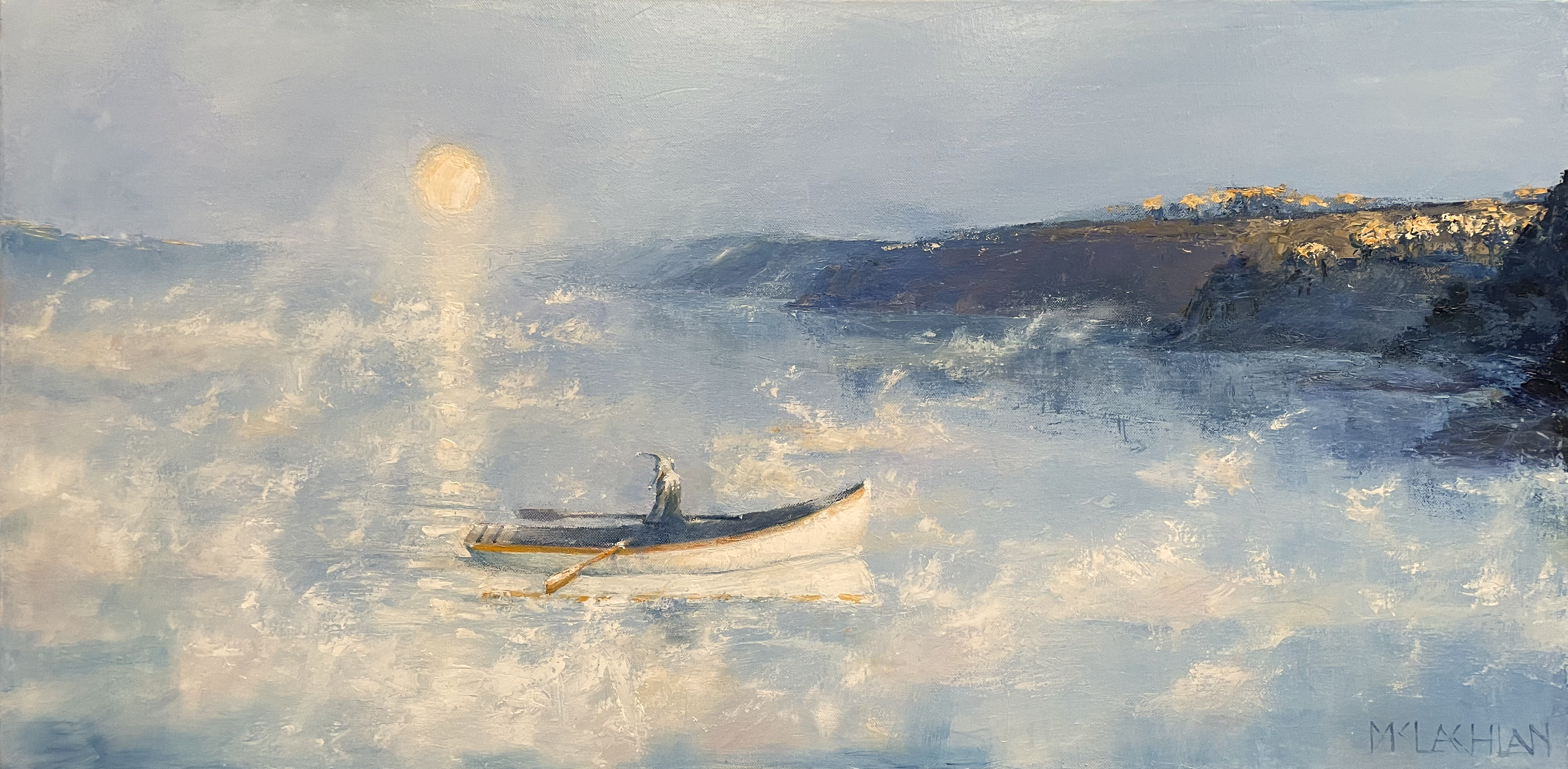 Fool Moon - oil on canvas 100x50cm