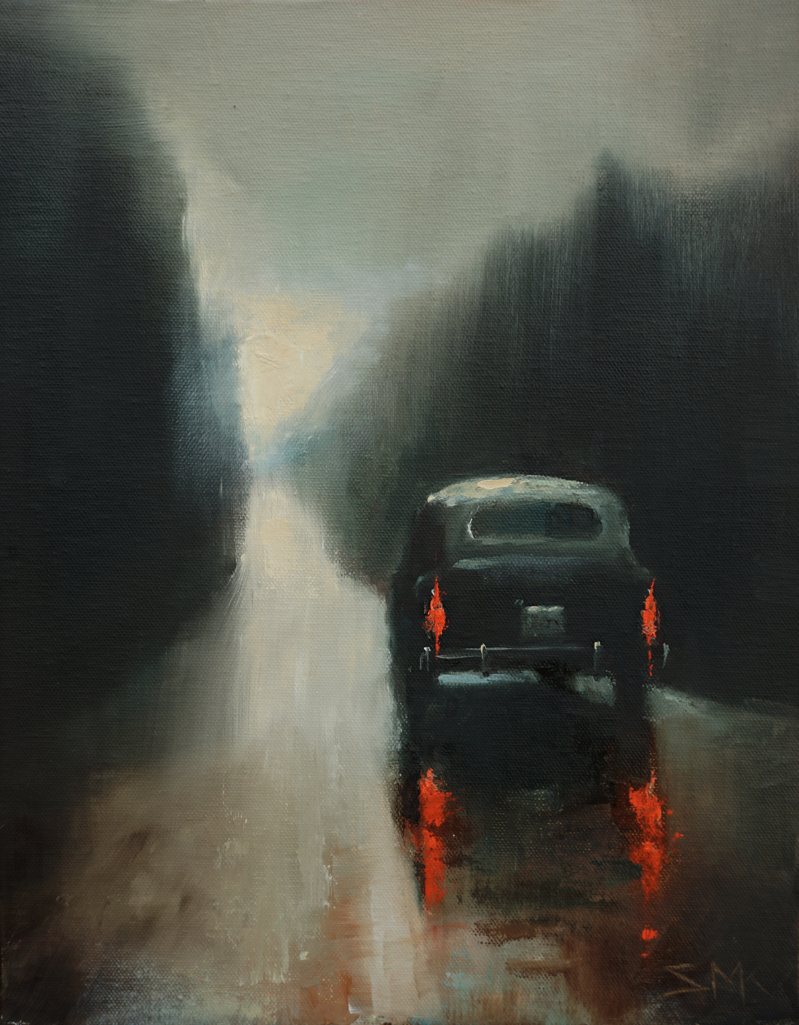Road To Nowhere - Oil on board (28x36cm)