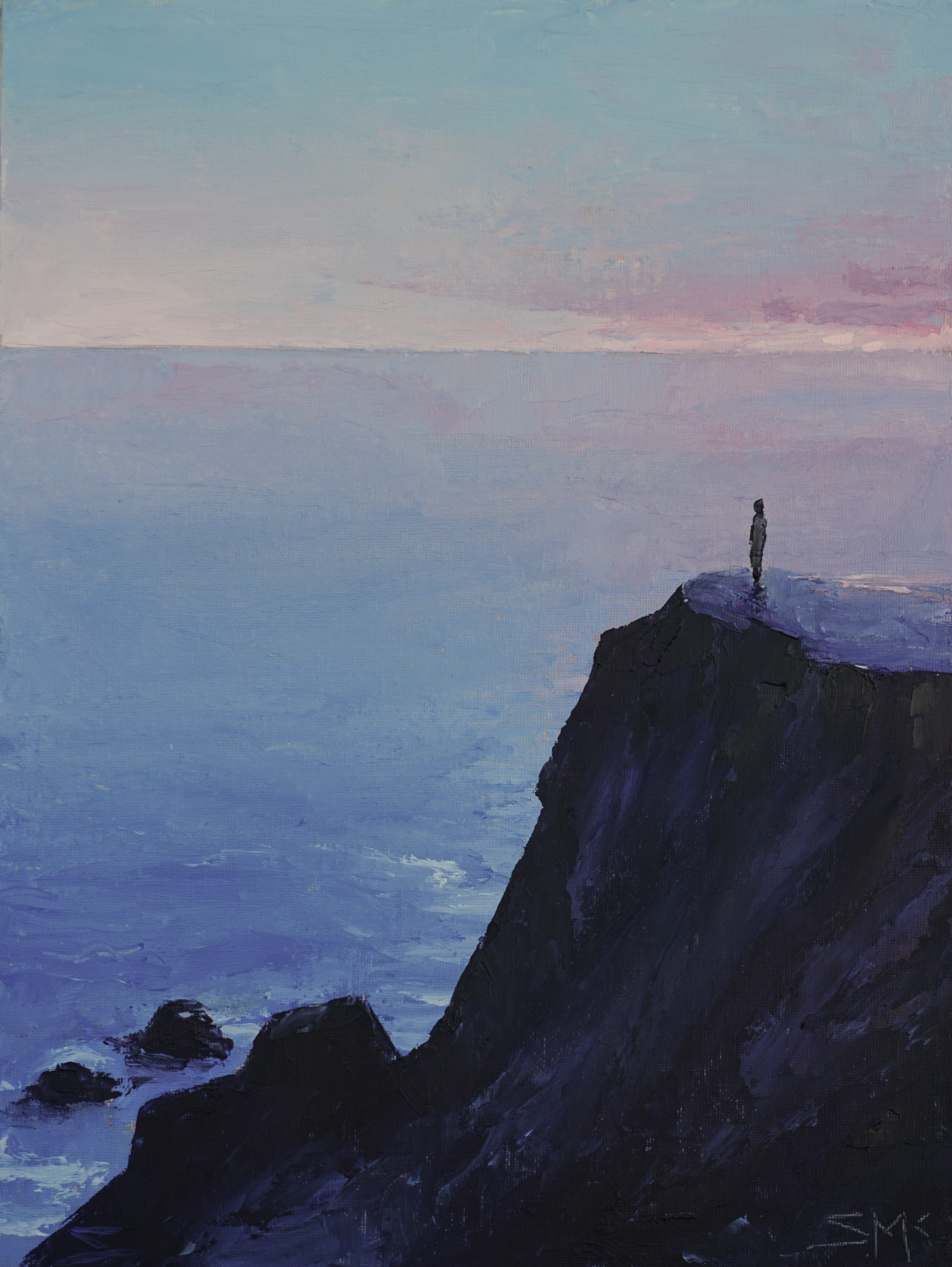 'Horizons' - oil on board (30 x 40cm)